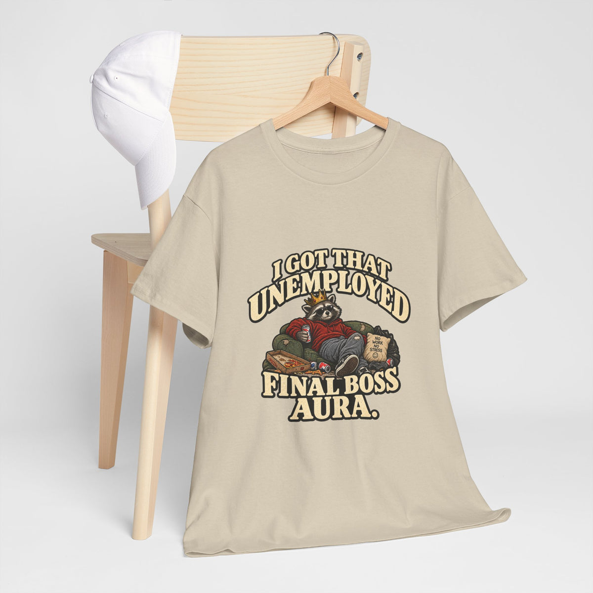 "I Got That Unemployed Final Boss Aura" T-Shirt