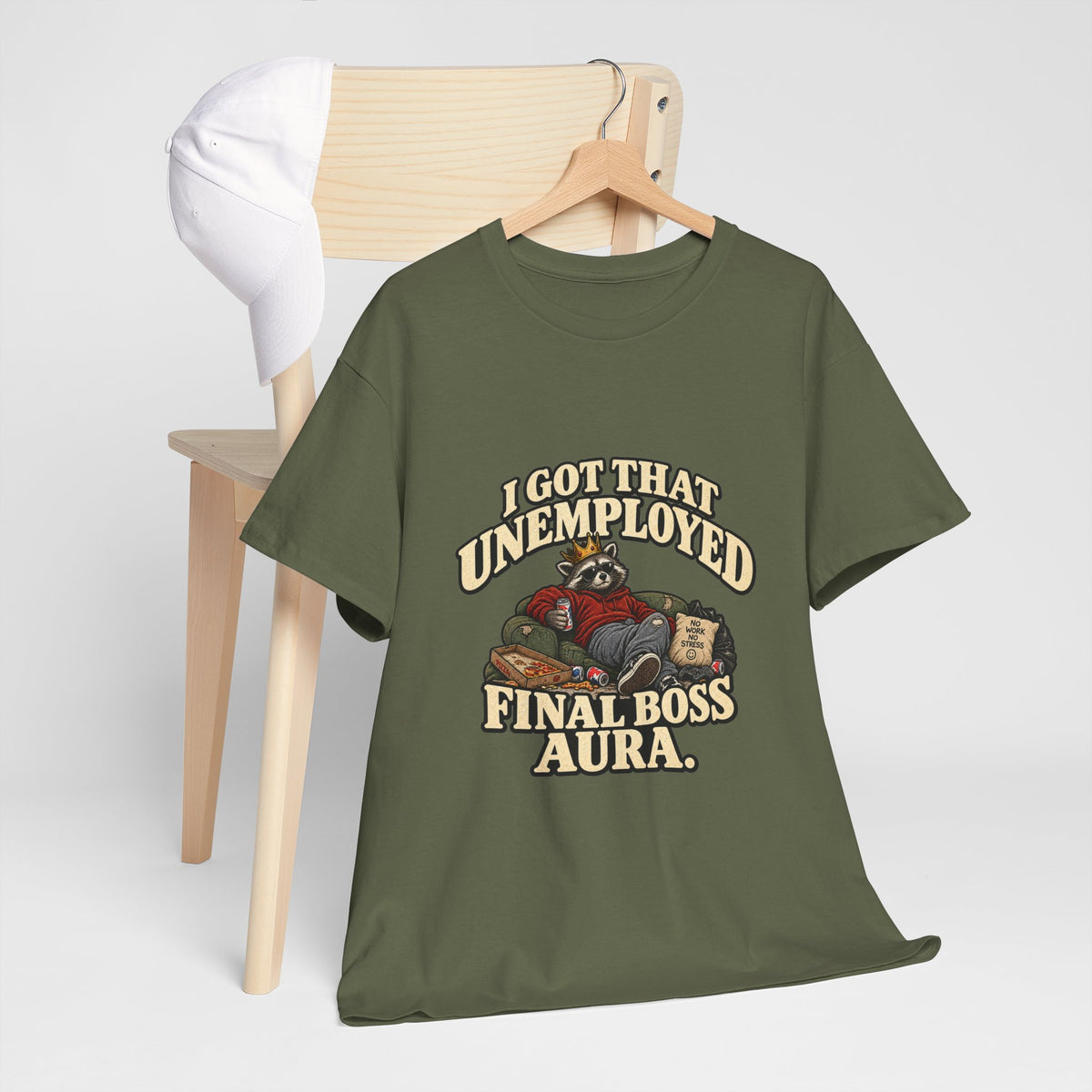 "I Got That Unemployed Final Boss Aura" T-Shirt